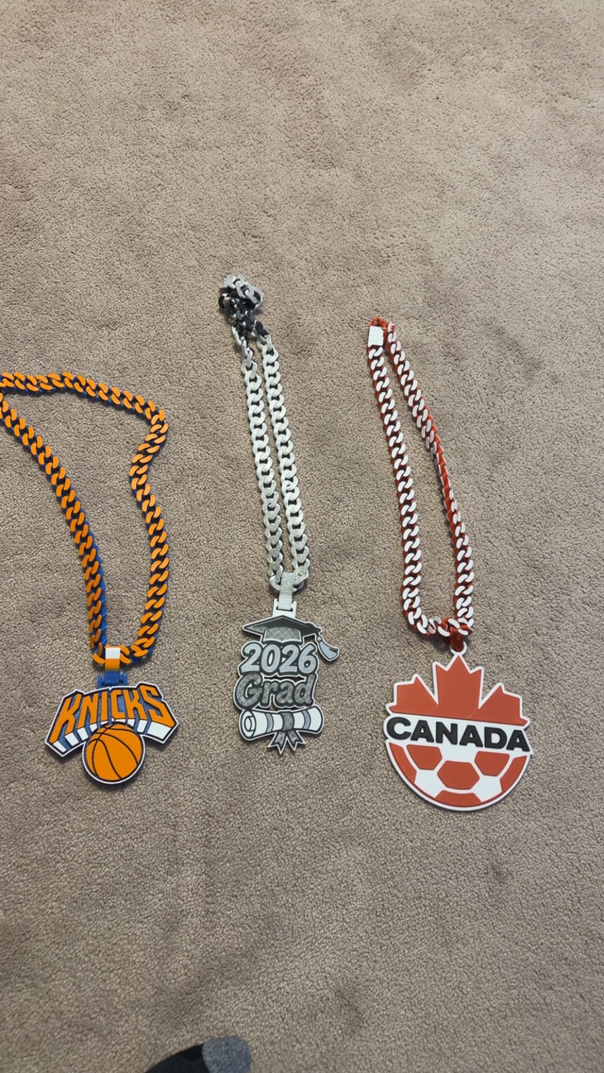 Custom 3D Printed Chain & Pendant