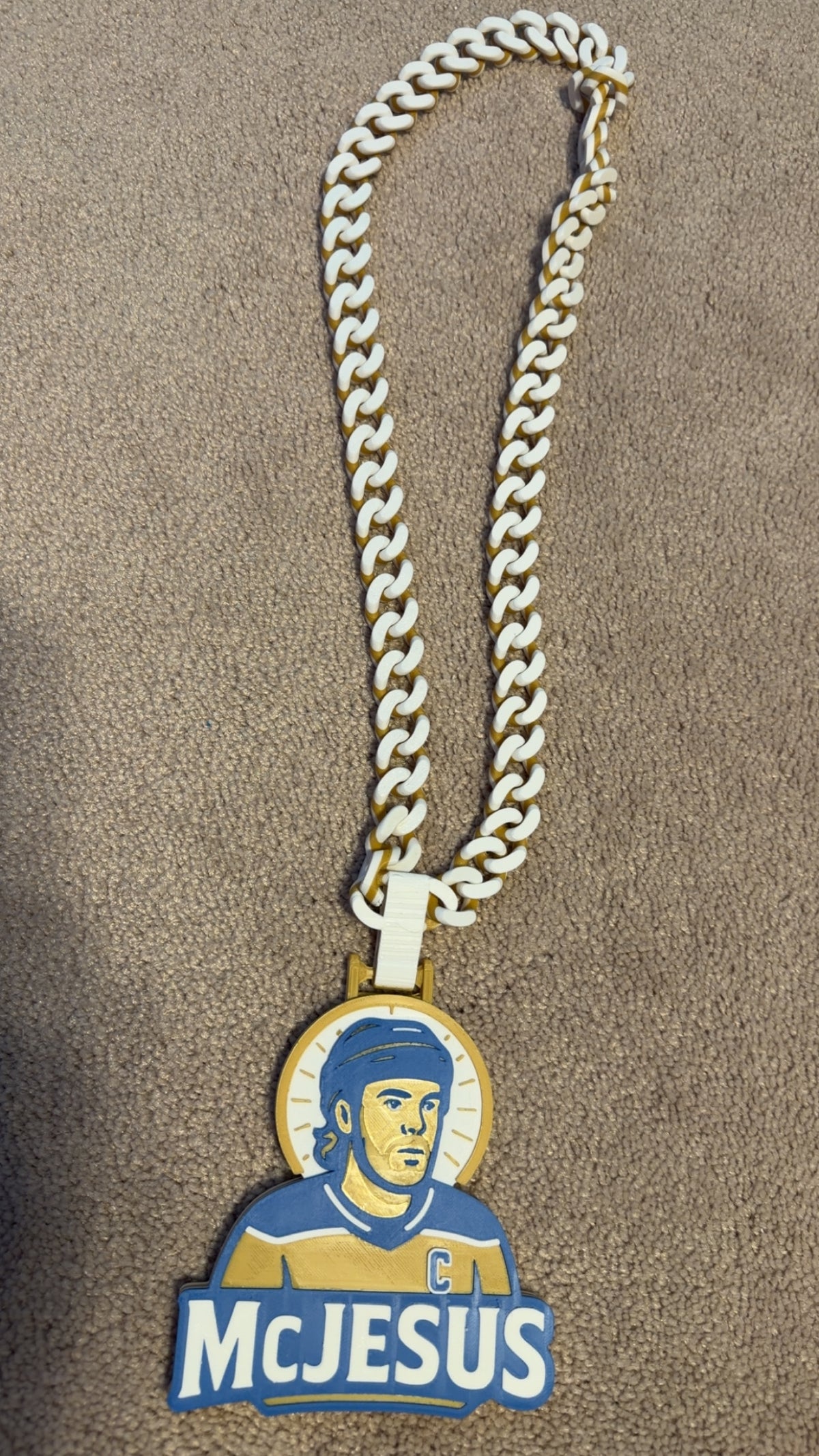 Custom 3D Printed Chain & Pendant
