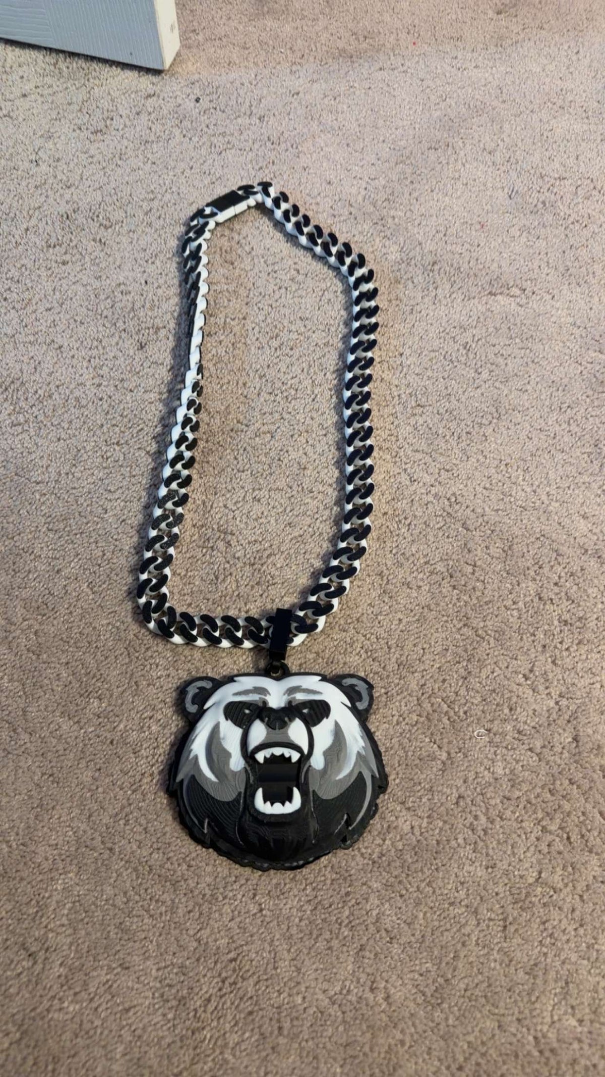Custom 3D Printed Chain & Pendant