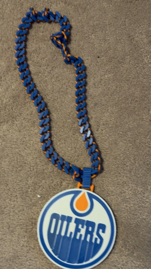 Custom 3D Printed Chain & Pendant